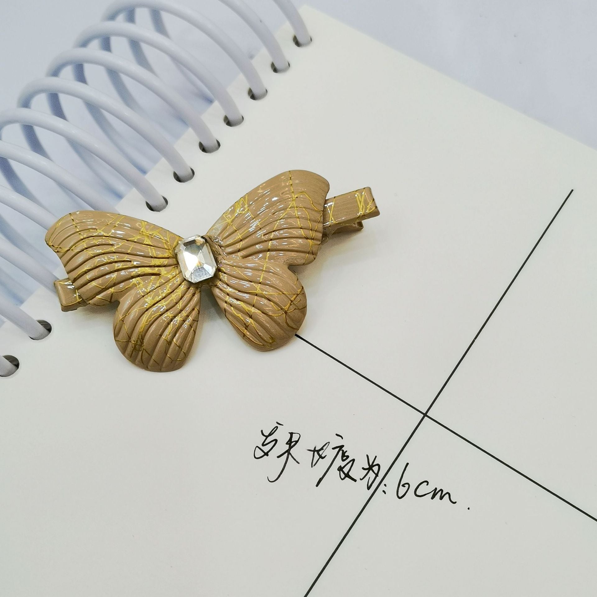 Wholesale Colorful Hollow Metal Butterfly Hairpins